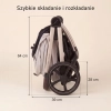 Adamex Como Natura Beige wózek 2w1 składany razem z gondolą