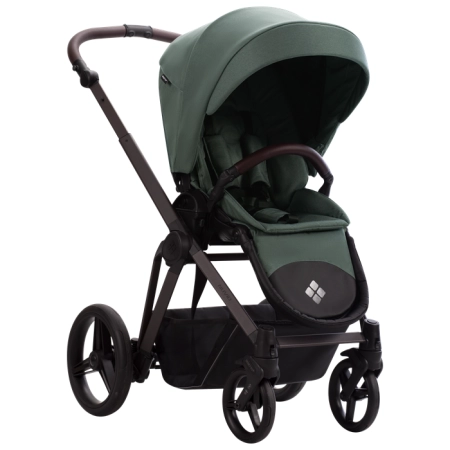 Bebetto Nuvio Brown 04 Zielony wózek 2w1 wielofunkcyjny