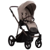 Bebetto Pelpasso Choco 01 Beżowy wózek 2w1 z gondolą i spacerówką