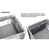 Łóżeczko turystyczne Basic Plus Grey Caretero