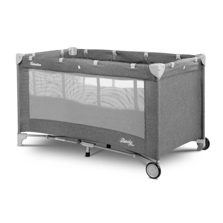 Łóżeczko turystyczne Basic Plus Graphite Caretero