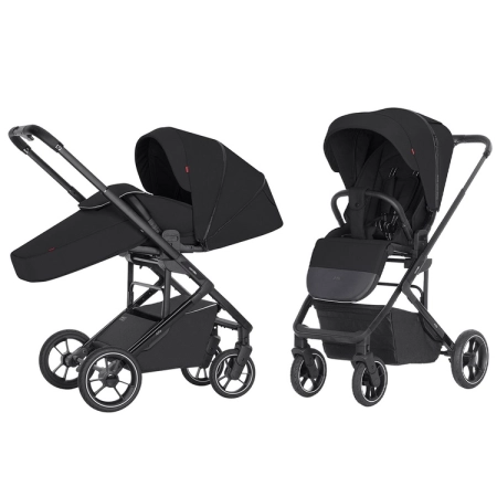 Carrello Alfa Midnight Black CRL-5508 wózek spacerowy z przekładanym siedziskiem