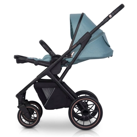 Cavoe Axo Shine Boho Green wózek spacerowy do 22 kg Duże koła i dobra amortyzacja