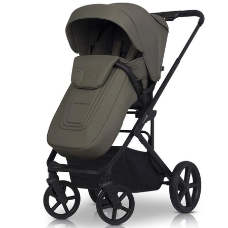 Cavoe MOI XL Moss wózek 2w1 kolor khaki wielofunkcyjny
