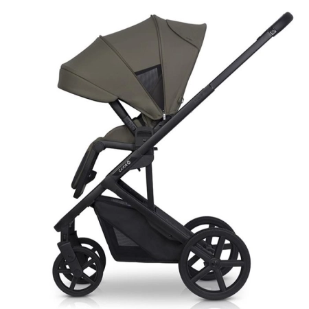 Cavoe MOI XL Moss wózek 2w1 kolor khaki wielofunkcyjny