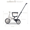 Rowerek Colibro TremixUp Ivory 6w1 biegowy lub spacerowy kolor beżowo-czarny