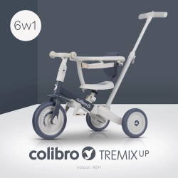 Rowerek Colibro TremixUp Ash 6w1 biegowy lub spacerowy kolor szaro-beżowy