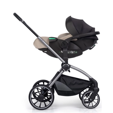 EasyGo Buz Xtd Pro Taupe fotelik z obrotową bazą isofix i rozkładanym oparciem