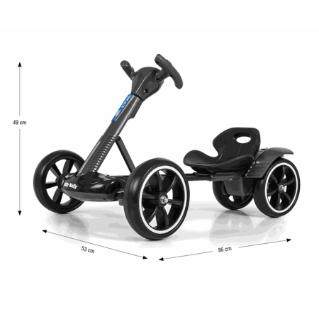 MILLY MALLY Gokart Bolt Black pojazd na akumulator czarny