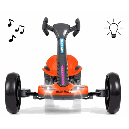 MILLY MALLY Gokart Bolt Red pojazd na akumulator czerwony