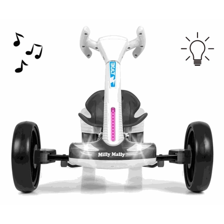 MILLY MALLY Gokart Bolt White pojazd na akumulator biały