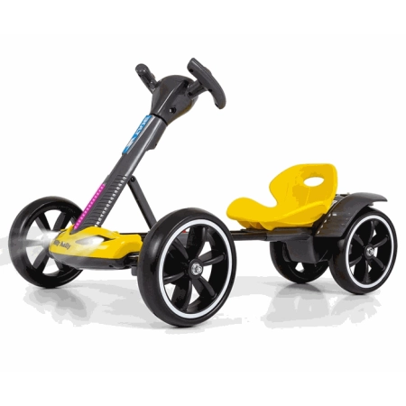 MILLY MALLY Gokart Bolt Yellow pojazd na akumulator żółty
