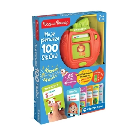 Clementoni 50283 Moje Pierwsze 100 Słów Gra Edukacyjna