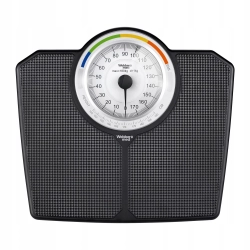Klasyczna waga łazienkowa mechaniczna analogowa do 180 kg czarna WEBBER BMI