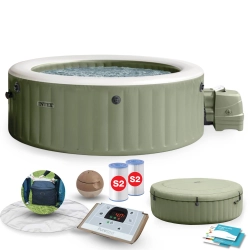 Nadmuchiwane SPA basen z hydromasażem 6 os. 216x71 cm akcesoria premium INTEX 28428NP