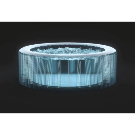 Nadmuchiwane SPA kwadratowe basen z hydromasażem 4 os. 175x71 cm akcesoria premium INTEX 28446