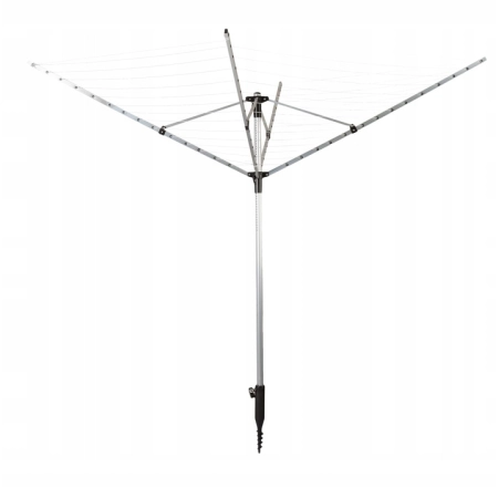 Suszarka ogrodowa na pranie 60 m powierzchni suszenia świder do montażu + pokrowiec gratis MultiGarden