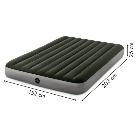 Materac dmuchany łóżko dwuosobowy 203x152 cm INTEX 64109