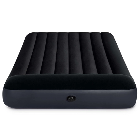 Materac dmuchany dwuosobowy 191x137x25 cm łóżko z zagłówkiem INTEX 64142