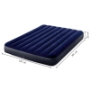 Materac dmuchany dwuosobowy welurowy 191x137 cm INTEX 64758