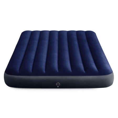 Materac dmuchany dwuosobowy welurowy 191x137 cm INTEX 64758