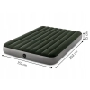 Materac duży dmuchany 203x152 cm dwuosobowy elektryczna pompka gratis INTEX 64779