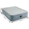 Materac dmuchany dwuosobowy 203x152x46 cm z wbudowaną pompką elektryczną INTEX 64824