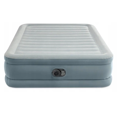 Materac dmuchany dwuosobowy 203x152x46 cm z wbudowaną pompką elektryczną INTEX 64824