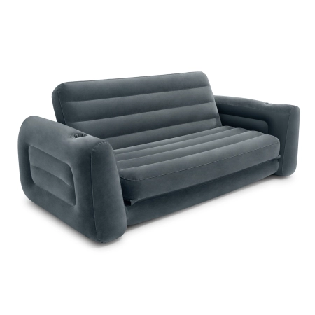 Sofa dmuchana rozkładana duże łóżko materac 2w1 INTEX 66552