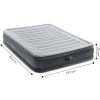 Materac łóżko do spania dwuosobowy z pompką automatyczną 191x137 cm INTEX 67768