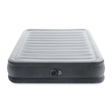 Materac łóżko do spania dwuosobowy z pompką automatyczną 191x137 cm INTEX 67768
