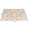 Mata piankowa dla dzieci 200x180 cm edukacyjna dwustronna składana + torba IPLAY