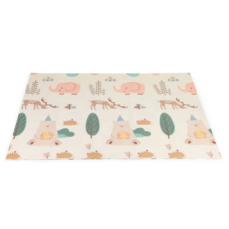 Mata piankowa dla dzieci 200x180 cm edukacyjna dwustronna składana + torba IPLAY