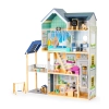 Domek dla lalek duży drewniany 138 cm Rezydencja Maya 28 elementow ECOTOYS