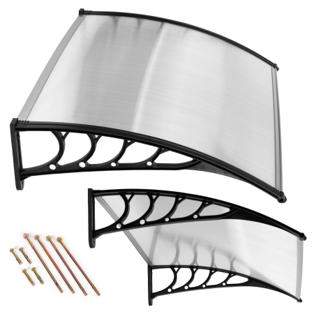 Daszek nad drzwi 120x100 cm zadaszenie osłona poliwęglan MultiGarden
