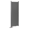 Składany parawan ogrodowy pokojowy 4-panelowy 167x216 cm szary MultiGarden