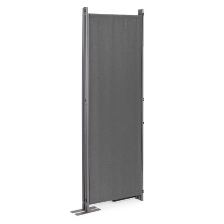 Składany parawan ogrodowy pokojowy 4-panelowy 167x216 cm szary MultiGarden