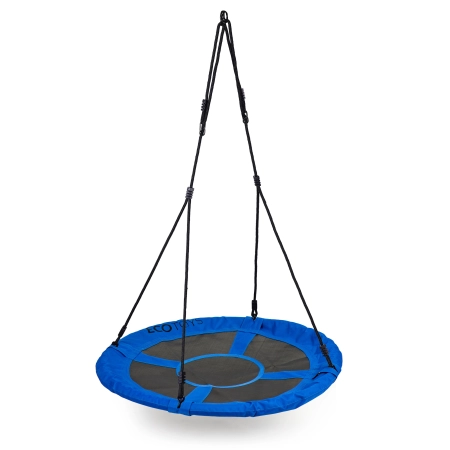 Huśtawka ogrodowa bocianie gniazdo 100 cm niebieska ECOTOYS