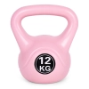 Kettlebell kettle 12 kg do ćwiczeń hantla kula odważnik obciążenie ciężar fitness różowy MOVEPRO