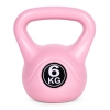 Kettlebell kettle 6 kg do ćwiczeń hantla kula odważnik obciążenie ciężar fitness różowy MOVEPRO