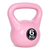 Kettlebell kettle 6 kg do ćwiczeń hantla kula odważnik obciążenie ciężar fitness różowy MOVEPRO