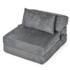 Sofa rozkładana 2w1 jednoosobowa piankowa z funkcją spania materac 190x70 cm ModernHome