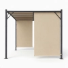 Pergola ogrodowa tarasowa 3x4 m stalowa altana zadaszenie beżowa MultiGarden
