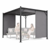 Pergola ogrodowa tarasowa 3x4 m stalowa altana zadaszenie szara MultiGarden