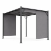 Pergola ogrodowa tarasowa 3x4 m stalowa altana zadaszenie szara MultiGarden