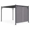Pergola ogrodowa tarasowa 3x4 m stalowa altana zadaszenie szara MultiGarden