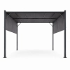 Pergola ogrodowa tarasowa 3x4 m stalowa altana zadaszenie szara MultiGarden