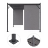 Pergola ogrodowa tarasowa 3x4 m stalowa altana zadaszenie szara MultiGarden