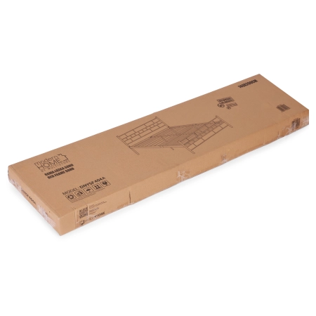 Łóżko metalowe 140x200 cm ze stelażem czarna rama ModernHome