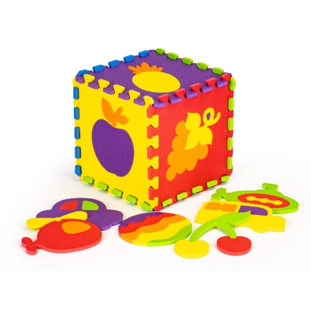 Mata piankowa edukacyjna EVA puzzle 20 elementów 148x119 cm ECOTOYS